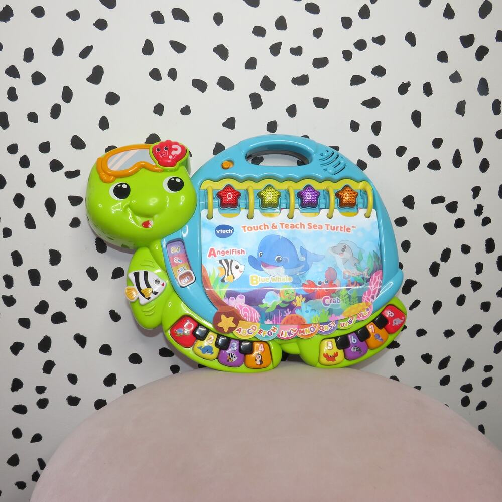 VTech Touch and Teach Sea Turtle Interactive Learning Book